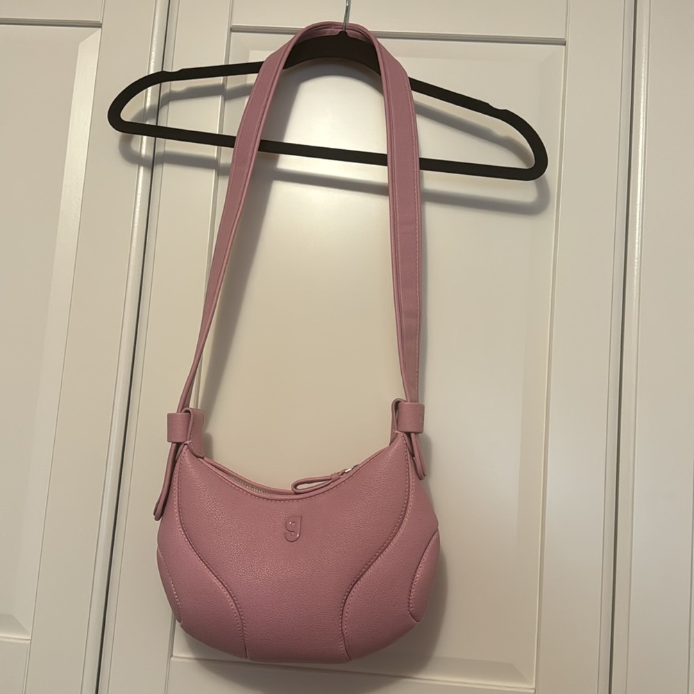 NWT KUNOGIGI Pink Women's Baseball Shoulder Bag - Picture 5 of 6